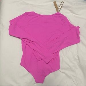 SKIMS Bright Pink Bodysuit